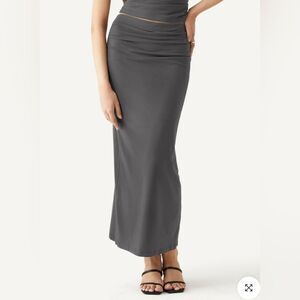 OGL Eco-SkinKiss® Ruched Side Mermaid Maxi Skirt size XS